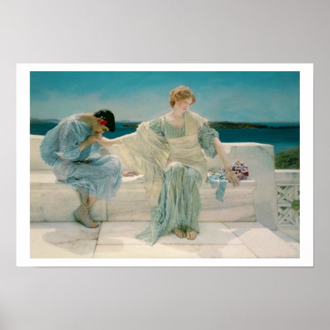 Póster Alma-Tadema | Não me pergunte mais, 1906 (Frente)
