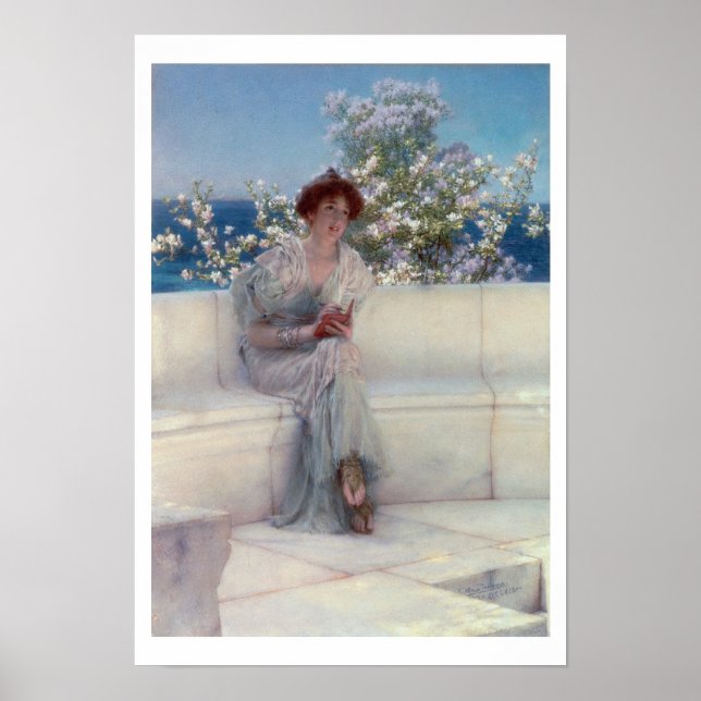 Poster Alma-Tadema | O Ano está na Primavera (Frente)