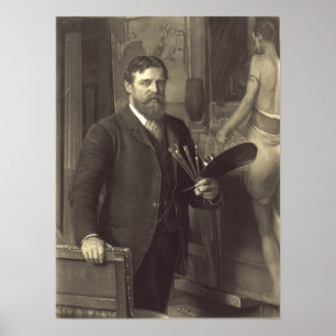 Poster Alma-Tadema - O Artista Em Seu Estúdio
