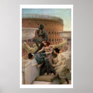 Póster Alma-Tadema   o coliseu, 1896
