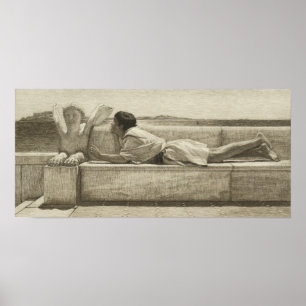Poster Alma-Tadema - O Conselheiro Silencioso 1878