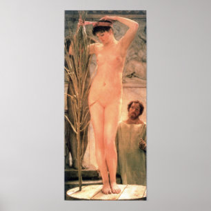 Póster Alma-Tadema - o modelo de um escultor