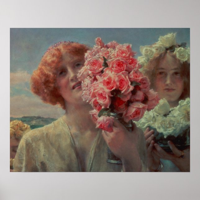 Póster Alma-Tadema | Oferta de Verão, 1911 (Frente)