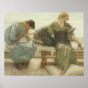 Póster Alma-Tadema   pergunta-me não mais, 1886