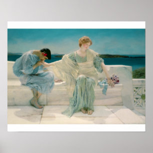 Poster Alma-Tadema   pergunta-me não mais, 1906