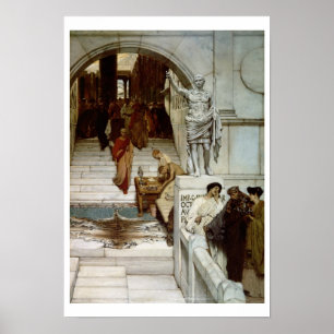 Póster Alma-Tadema Público da Agrippa, 1875