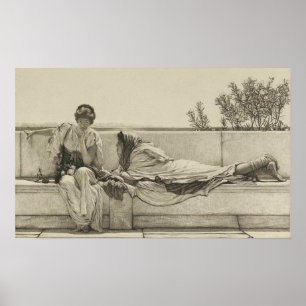 Poster Alma-Tadema - Súplica Depois de 1878