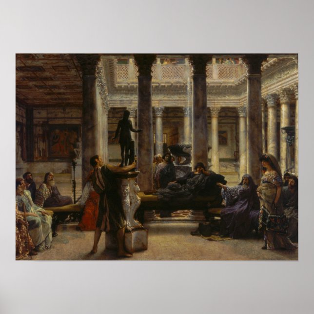 Poster Alma-Tadema - Um Amador Romano (Frente)