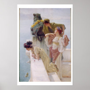 Póster Alma-Tadema um Coign de vantajoso, 1895