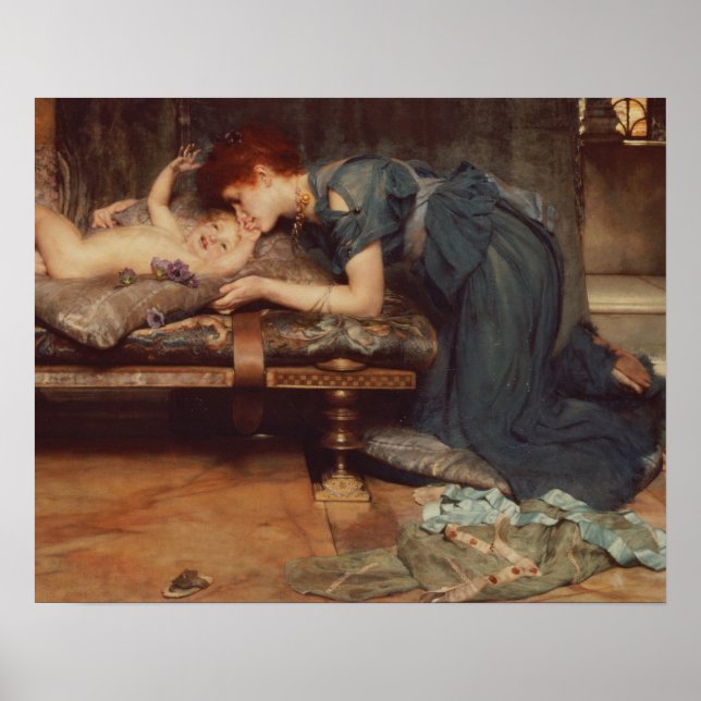 Poster Alma-Tadema | Um Paraíso Terrestre, 1891 (Frente)