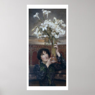 Póster Alma-Tadema uma bandeira de trégua, 1900