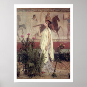 Poster Alma-Tadema uma mulher grega, 1869