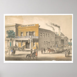 Póster Almaden Brewery (0017B)