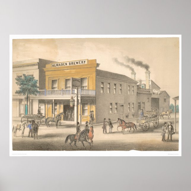 Póster Almaden Brewery (0017B) (Frente)