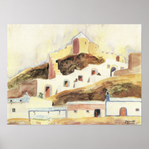 Poster Almeria por Walter Gramatte, expressionismo veneno