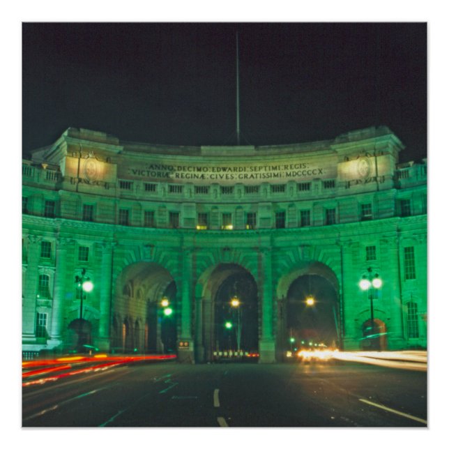 Póster Almiralty Arch Traffic Algar Square London (Frente)