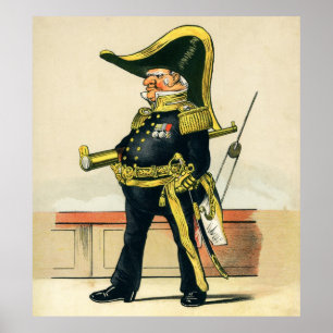 Póster Almirante do marinho real