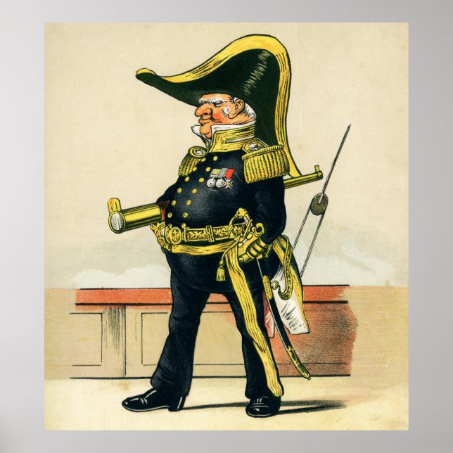 Póster Almirante do Marinho Real (Frente)