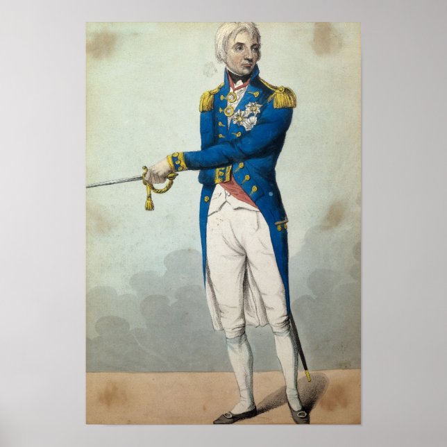 Póster Almirante Horatio Nelson (Frente)