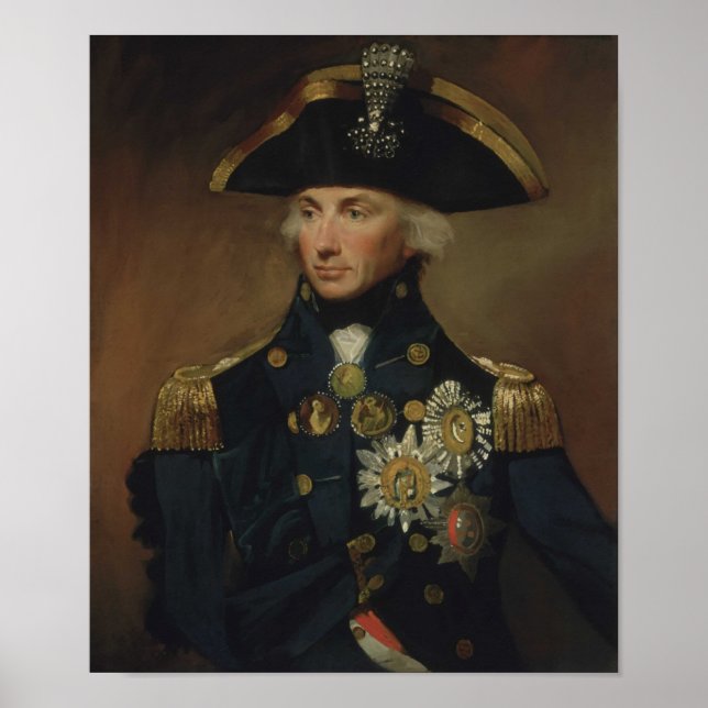 Poster Almirante Horatio Nelson (Frente)