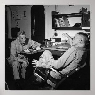 Poster Almirante McCain e Bull Halsey - USS New Jersey