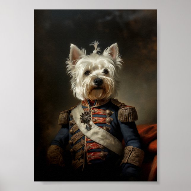 Poster Almirante West Highland Terrier (Frente)