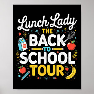 Poster Almoçadora De Volta À Escola 2025 Turnê Comida Hum