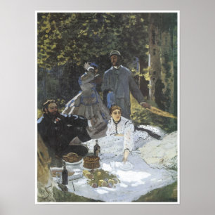 Póster Almoço na grama, 1865