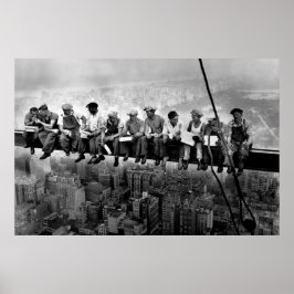 Poster Almoço No Topo De Um Arranha-Céu 1932 Trabalhadore
