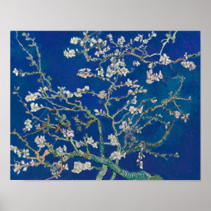 Poster Almond Bloom (Indigo) Van Gogh