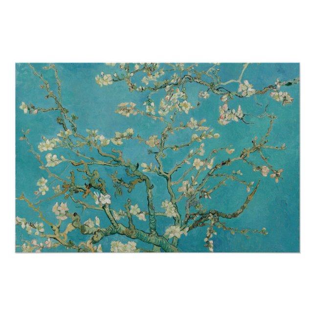 Póster Almond Blossom, Oil Painting, Vincent Van Gogh (Frente)