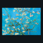 Poster Almond Blossom Vincent Van Gogh<br><div class="desc">Almond Blossom de Vincent van Gogh com cores verdes e azuis impressionantes.</div>