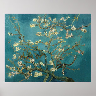 Póster Almond Tree florista de Van Gogh