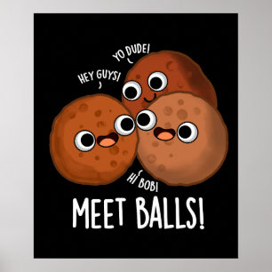 Poster Almôndegas Engraçadas Jogo de Carro Social Escuro 