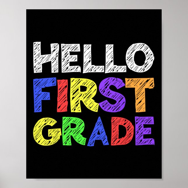 Poster Alô, 1º Grau De ruas, Volta À Escola 1 (Frente)