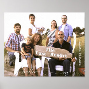 Poster Alô personalizado personalizado de 10" x 8" Impres