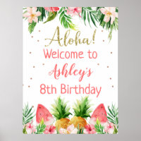 Aloha Floral Fruta Aloha Boas-vindas