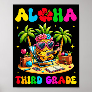 Poster Aloha Terceira Série Pinheiro Havaí Volta às Escol