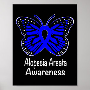 Poster Alopecia Areata: Guerreiro de Consciência Suporta