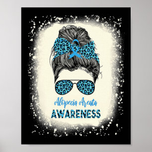 Poster Alopecia Areata Sensibilização Pão Penteado Pentea