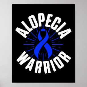 Poster Alopécia Consciência Cabelo Perda Terapêutica Guer
