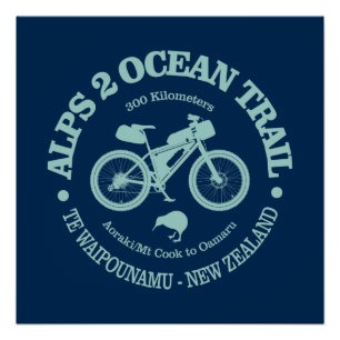 Póster Alpes 2 Oceanos (ciclismo)