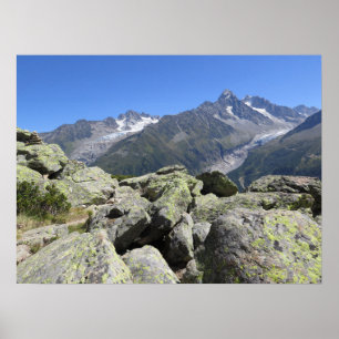 Poster Alpes Franceses Chamonix