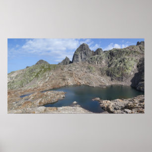 Poster Alpes Franceses do Lac Noir