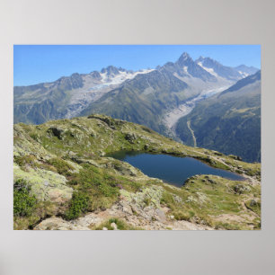 Poster Alpes Franceses Lac de Cheserys