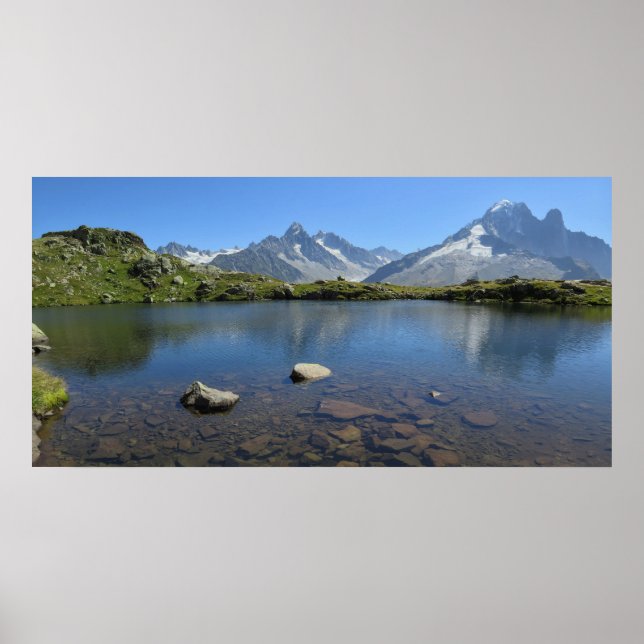 Poster Alpes Franceses Lac de Cheserys (Frente)