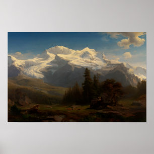 Poster Alpes suíços
