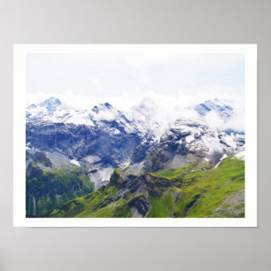Poster Alpes suíços impressionantes