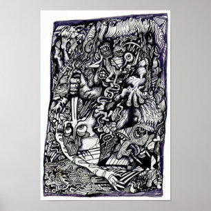 Poster Alpha Warrior, por Brian Benson