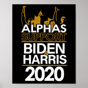 Poster Alphas Support Biden E Harris 2020 Presidencial